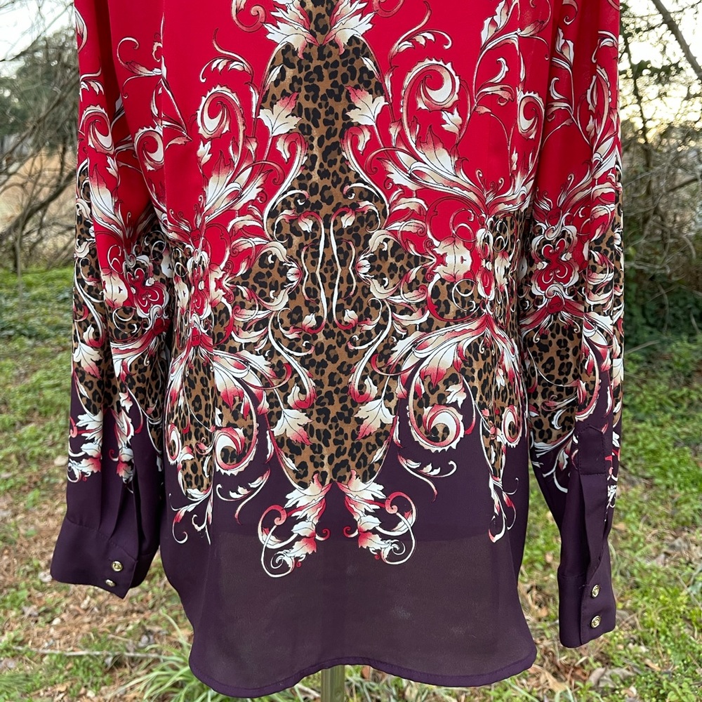 Dana Bachman Blouse. Size 10 - Picture 6 of 9